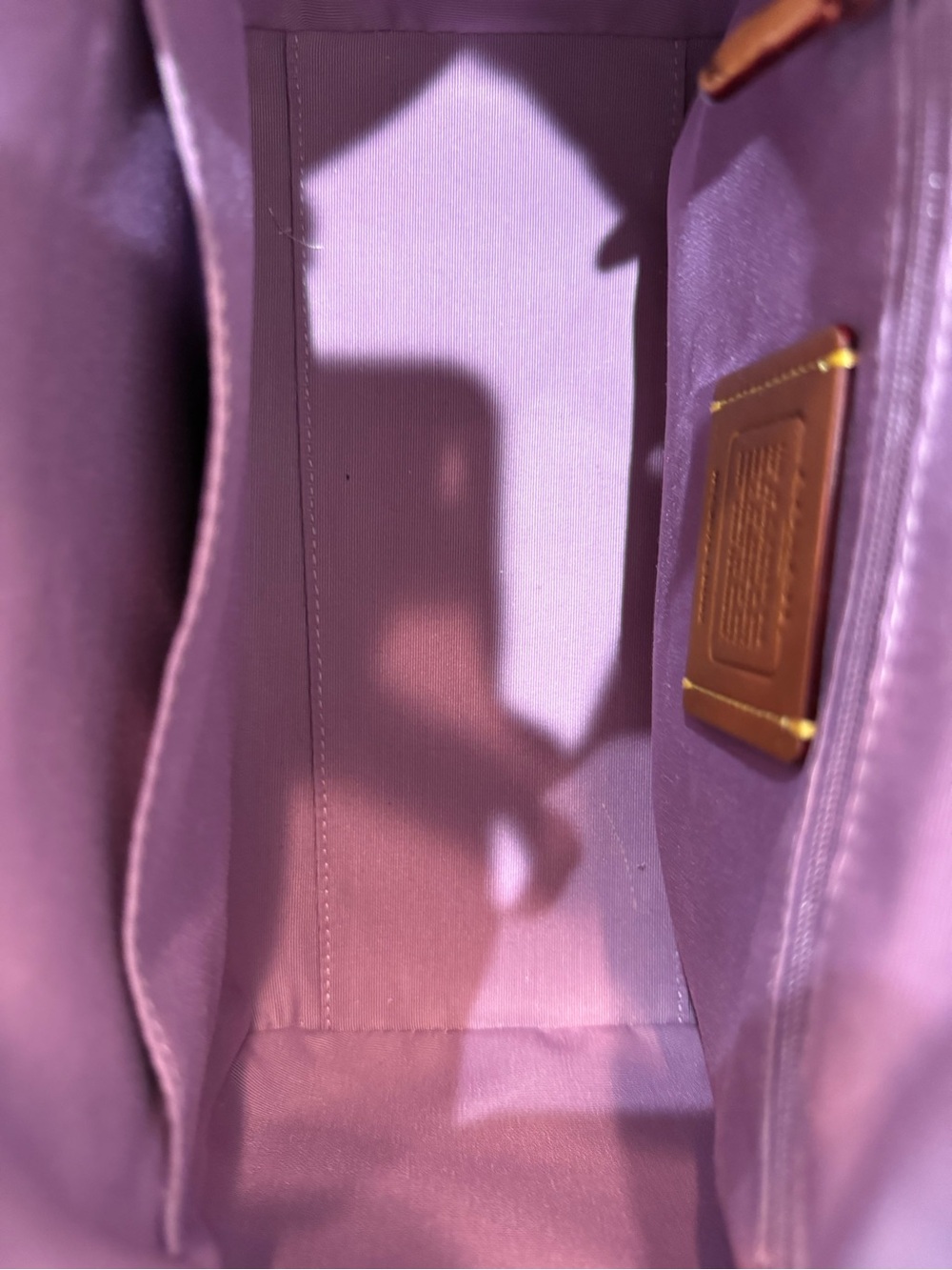 Coach medium Rowan Purple Multi Floral - Picture 9 of 10